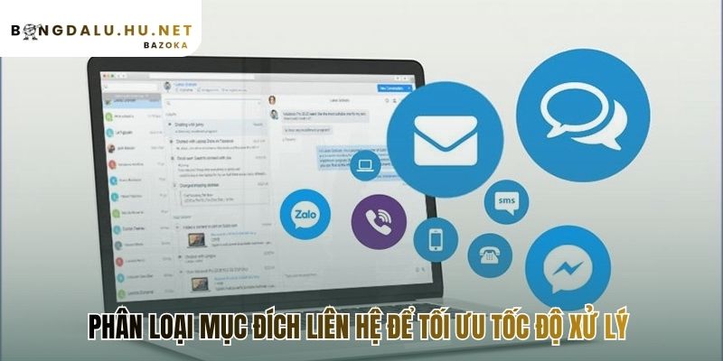 Phân loại mục đích liên hệ giúp yêu cầu được xử lý nhanh hơn